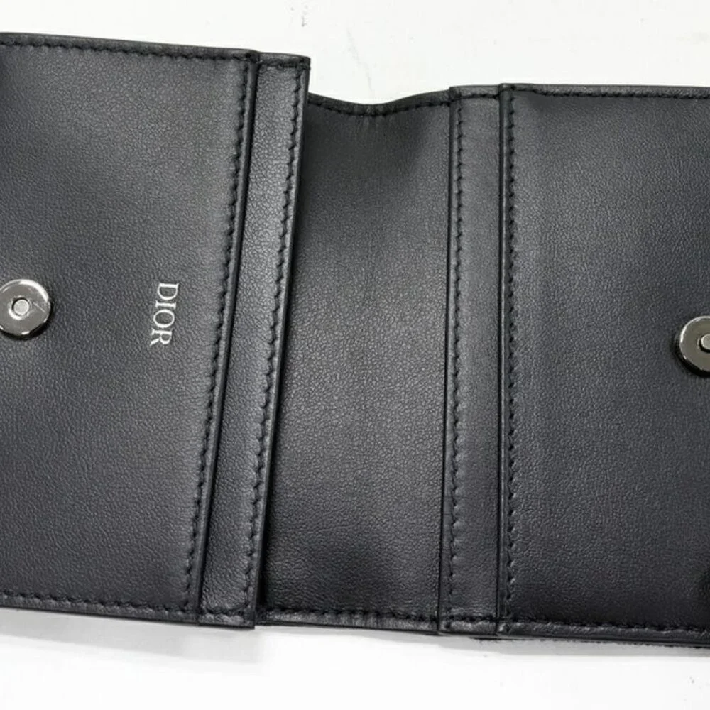 Dior Business Card Holder Case Depth Oblique Saddle Business Card